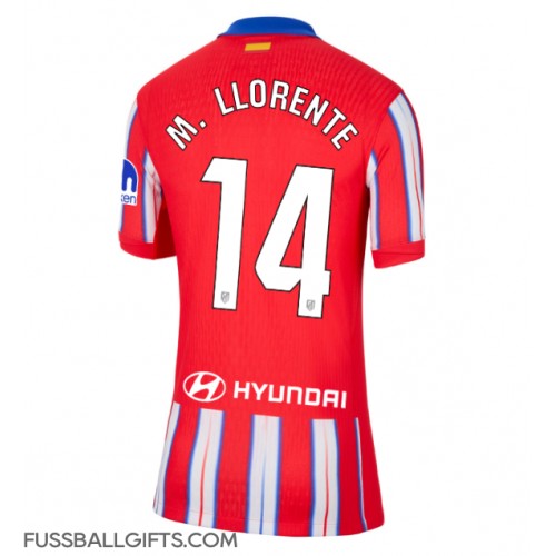 Atletico Madrid Marcos Llorente #14 Fußballbekleidung Heimtrikot Damen 2024-25 Kurzarm